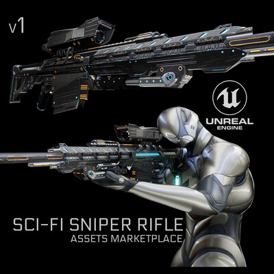 Sci-Fi Barrett Rifle
