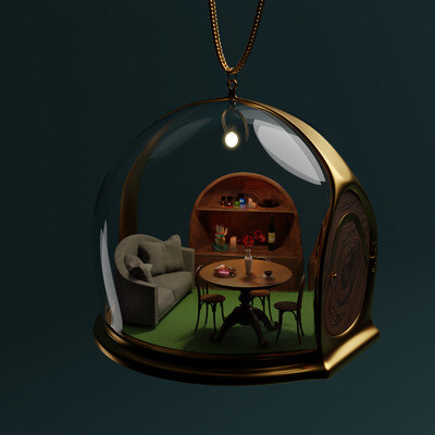 House in pendant
