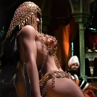 The dance of the Amazons for the Turkish Sultan.