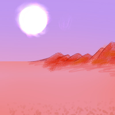 Violet artefact.