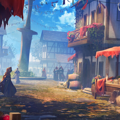 Eluvian Violetta / course "Environment Concept Art"