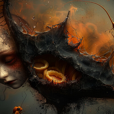 AI hypnagogic hallucinations before the transition to sleep