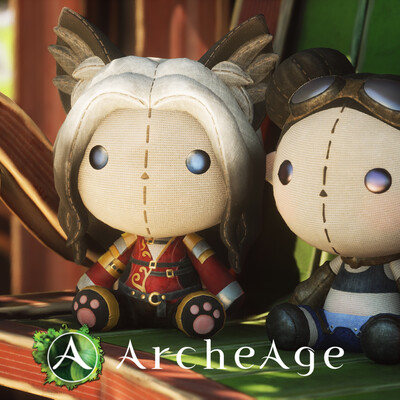 Archeage fan art low-poly