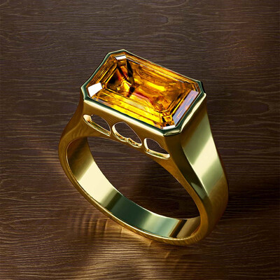 ring with a gemstone