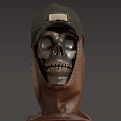 The element of the environment is a steampunk skull