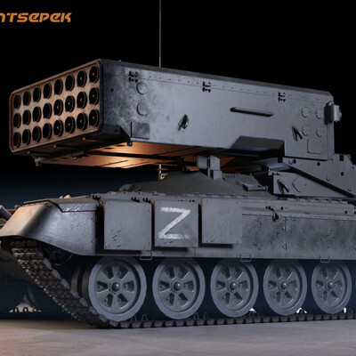 heavy flamethrower system TOS-1A