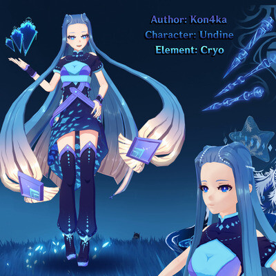 Genshin Impact Original Charater - Undine