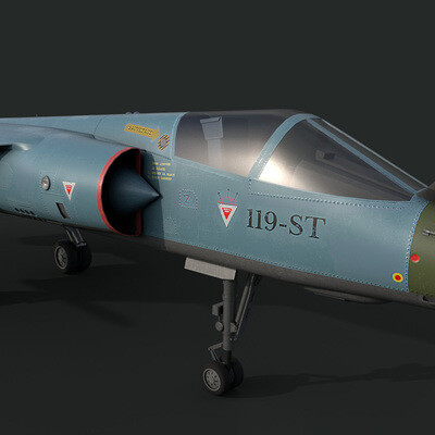 Airplane F1 Mirage