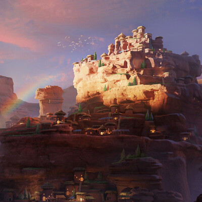 Anastasia Razumkova / course "Environment Concept Art"
