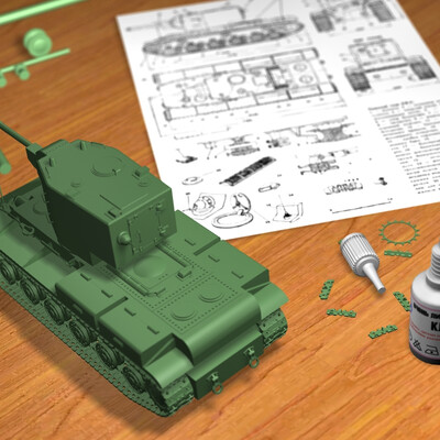 Tyajёlyiy tank KV-2