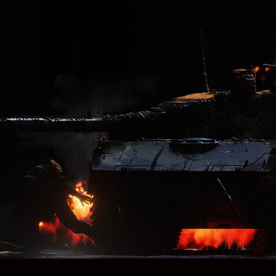 3D concept art for RTS game project