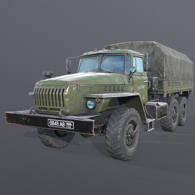 Heavy army truck summer version (Russia)