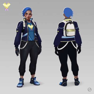 Shooter character_Mozee
