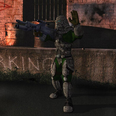 Assault cop in streets