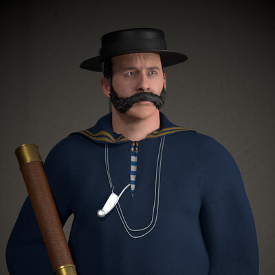 Signal quartermaster of the Russian Navy. Late 1860s.