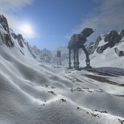 AT-AT na marshe