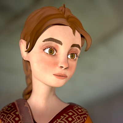 3D model of the main character
