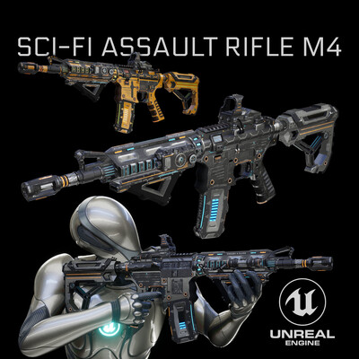 Sci-Fi M4 | Unreal Engine 5 Asset