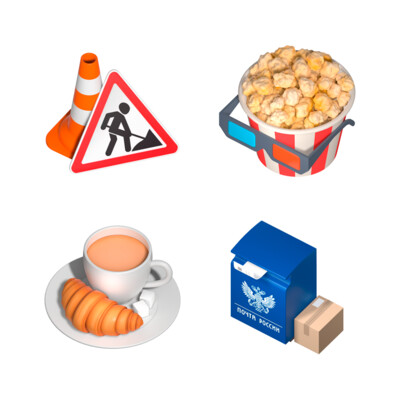 3D icons