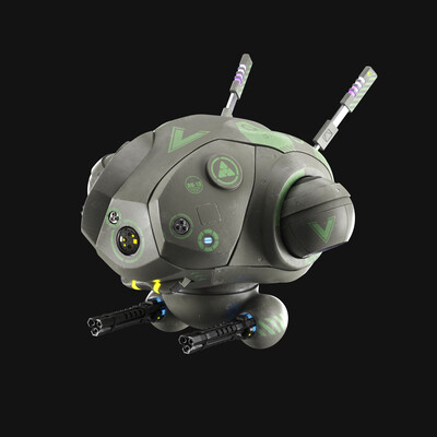 Sci-fi Military Drone