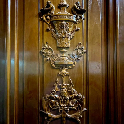 carved door