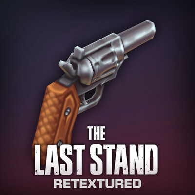 Hand-Painted Revolver Smith & Wesson, The Last Stand: Call of Fire (retextured)