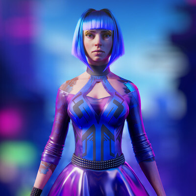 Just a Girl in neon light