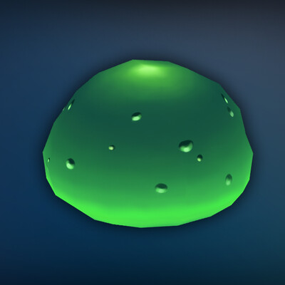 Hand-Painted Enemy Slime MOB