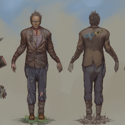 Concept art of the characters "Technotma"