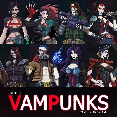 Project: VamPunk's board game design