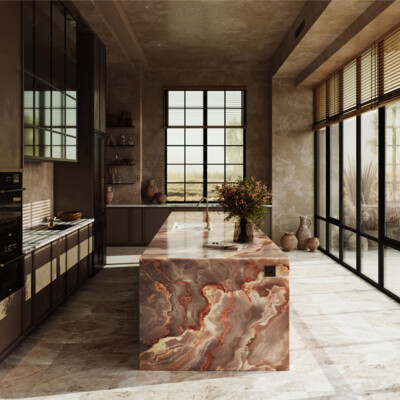 Marble kitchen