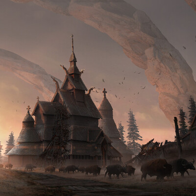Anastasia Kramskaya / course "Environment Concept Art"