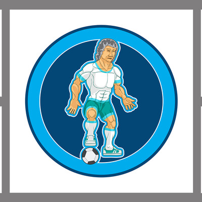 Characters, football players.