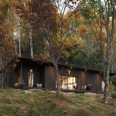 Wooden Black Forest Cabin