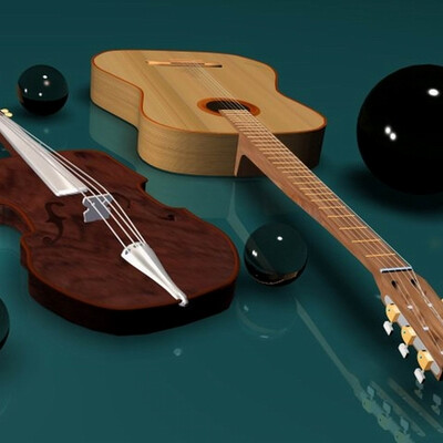skripka i gitara