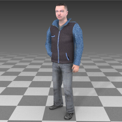 Avtoportret (low-poly)