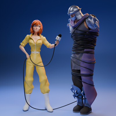 April and Shredder