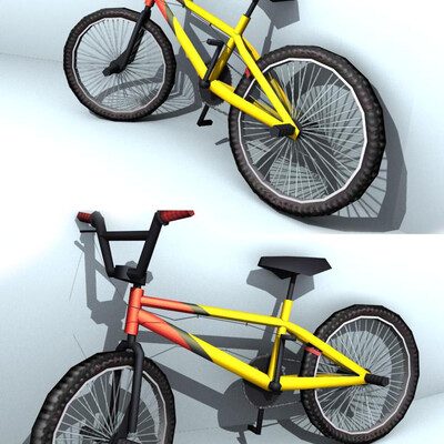 BMX low-poly