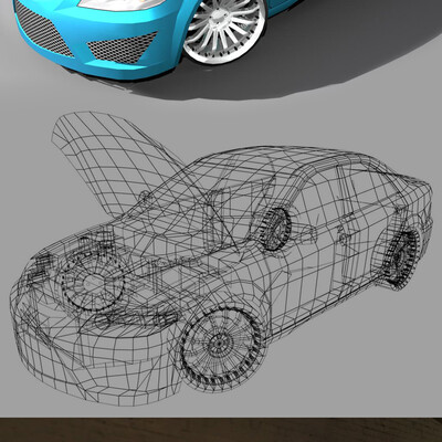 MAZDA 6 low-poly fo GTA SA