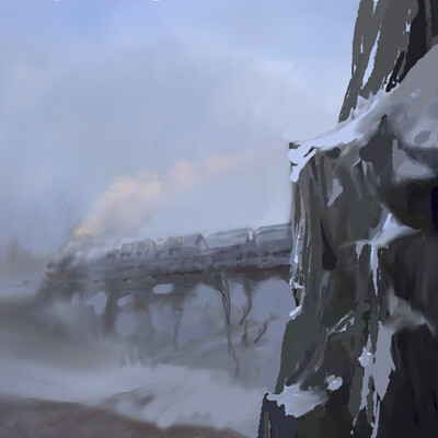 into the fog