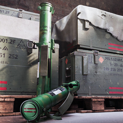 Rocket-propelled infantry flamethrower RPO-A "Bumblebee"