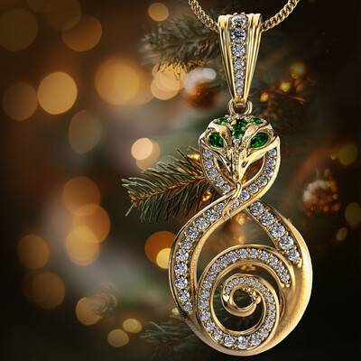 The Green-Eyed Infinity Snake: A Jewel of 2025