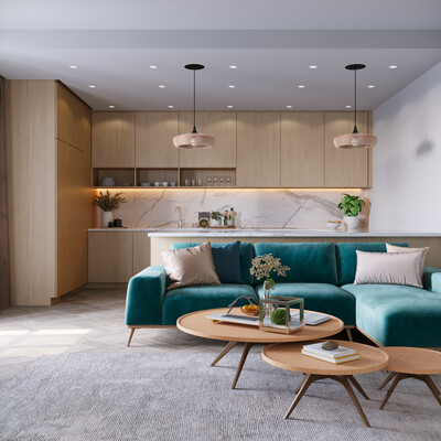 Kitchen living room