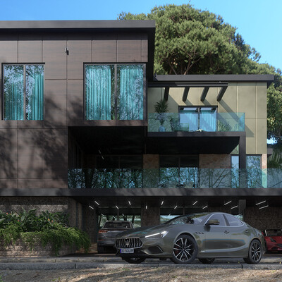 Archviz villa in Cyprus