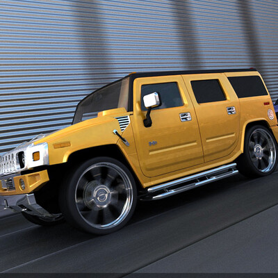 Hummer H2 with VW Golf Mk2