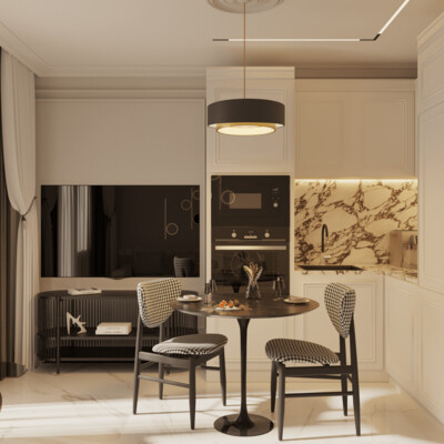 Neo-classic kitchen/ Modern interior