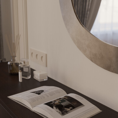 Musical bedroom for lady.