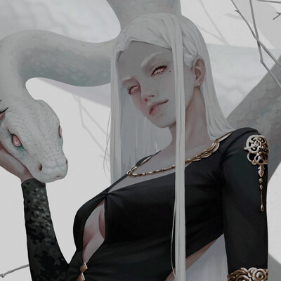 Snake lady