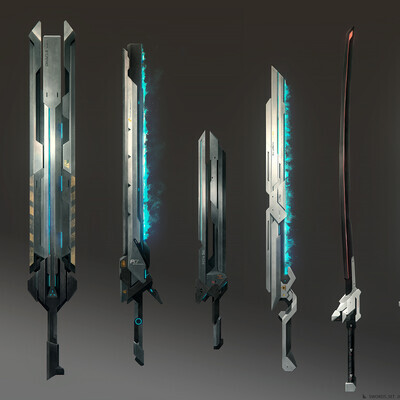 Sci-fi swords