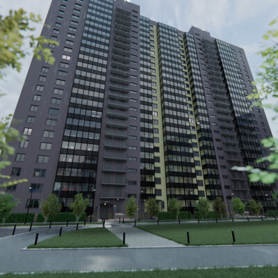 panel multi-storey house